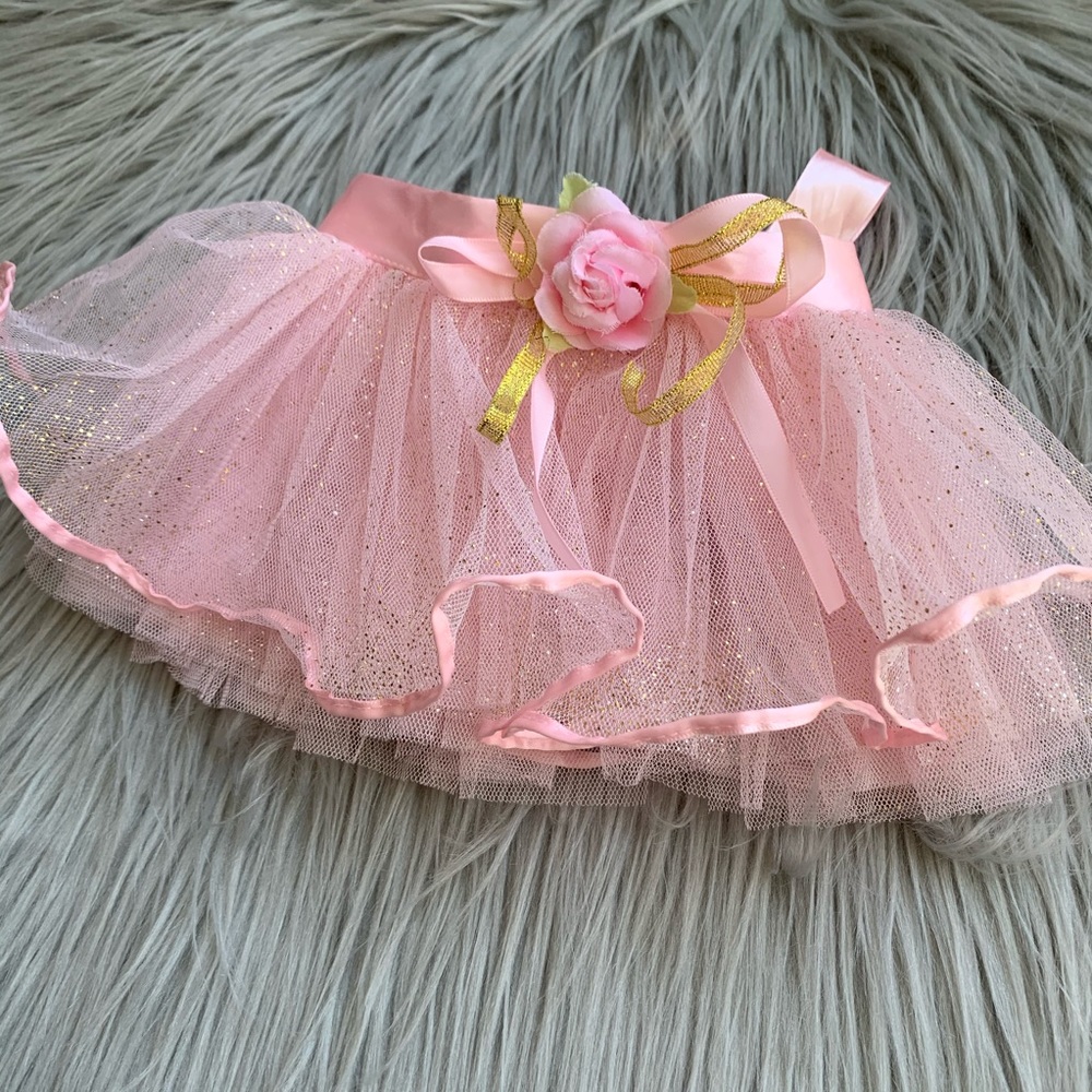 Toby Infant Baby Girl Tutu Tulle Apron Skirt